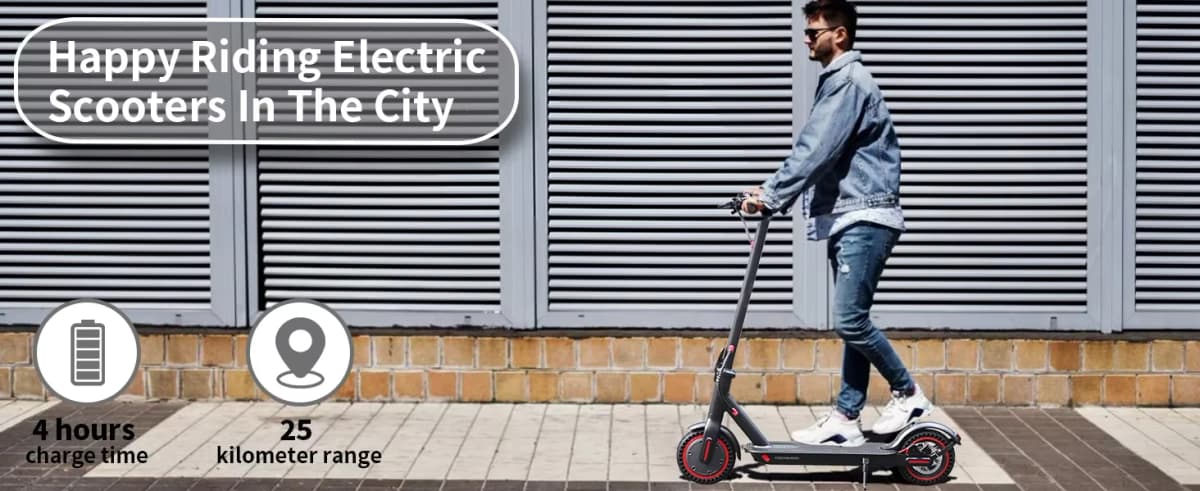 Patinete eléctrico 8,5" con app y plegable hasta 30 km