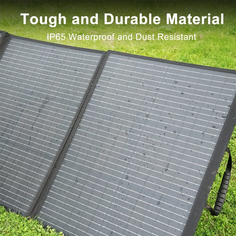 Panel Solar Plegable 200W: Energía Portátil para Aventuras