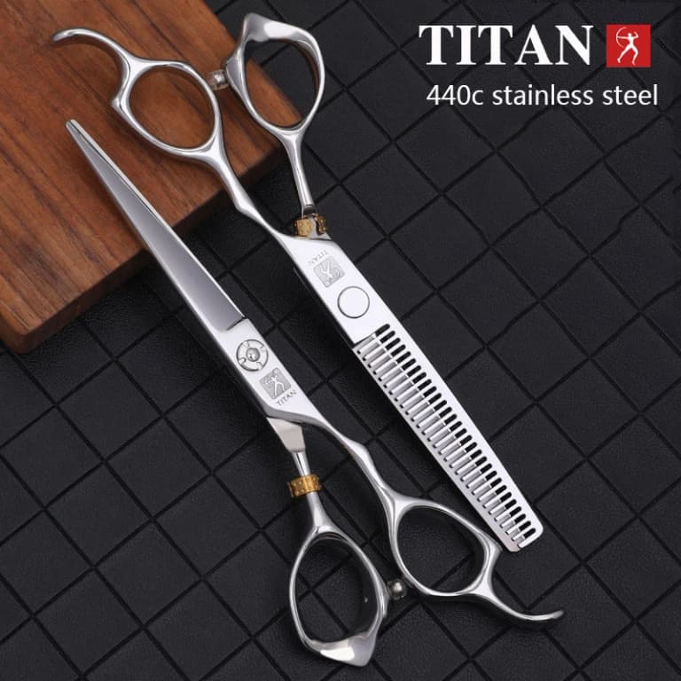 Tijeras Titan 3D: Profesionales de Peluquería de Acero Japonés