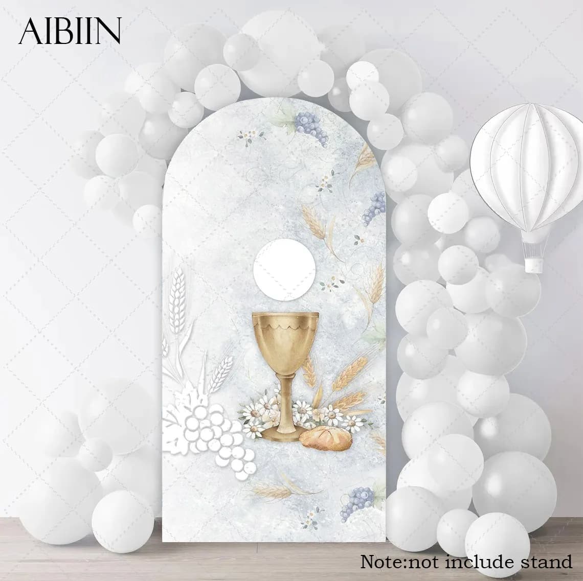 Soporte de Arco Personalizable para Bautismos y Cumpleaños