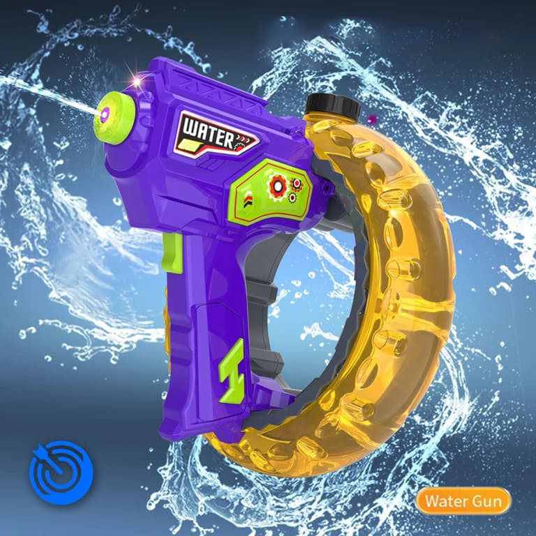 Divertida pistola de agua LED para verano con gran capacidad